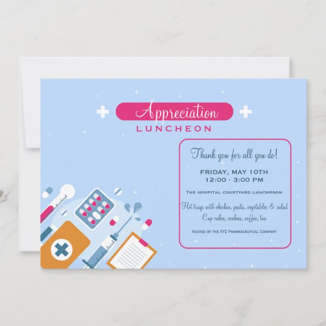 Convites Medical Luncheon (Frente)