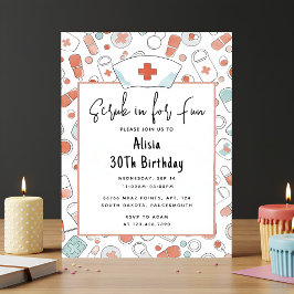 Convites Médico Dia Enfermeiro Registrado Rn aniversário de