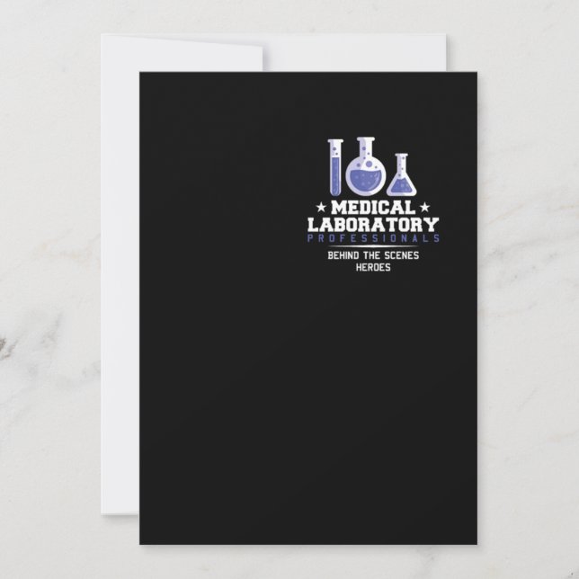 Convites Médicos Profissionais Laboratoriais (Frente)