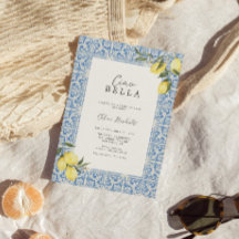 Mediterranean Tiles Amalfi Capri Bridal Shower