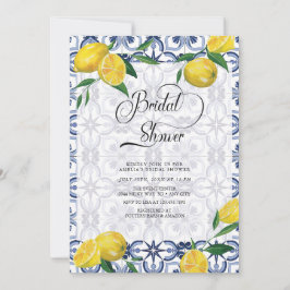 Convites Mediterrâneo | Limão | CHÁ DE PANELA