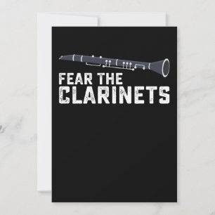 Convites Medo Clarinets Clarinetista Clarinet