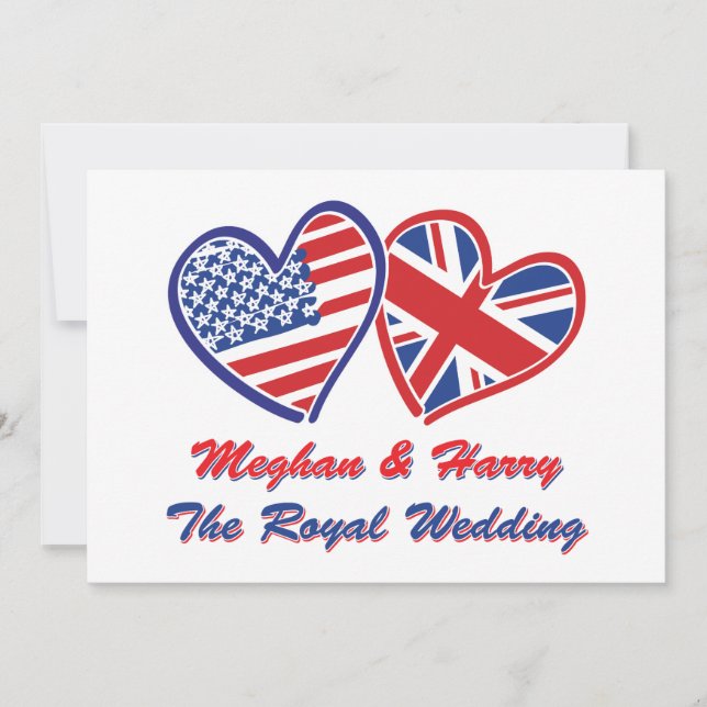 Convites Meghan e Harry (Frente)