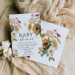 Convites Meia Caiu no Chá de fraldas de outono