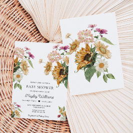 Convites Meia Caiu no Chá de fraldas de outono