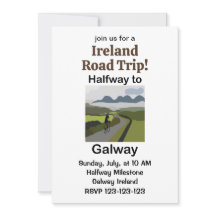 Meio caminho para Galway Irlanda Viagem de carro T