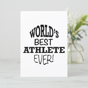 Convites Melhor atleta do mundo