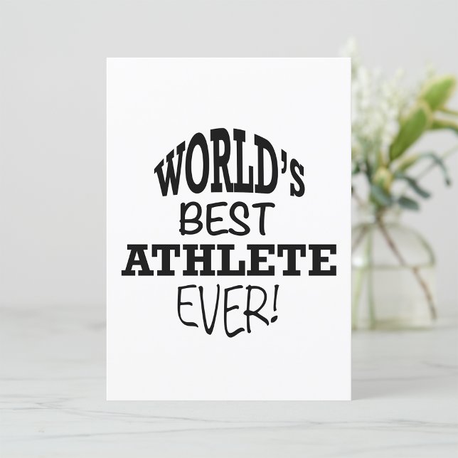 Convites Melhor atleta do mundo (Criador carregado)