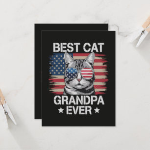 Convites Melhor Avô de Gato Americano de Todos