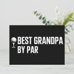 Convites Melhor Avô por Presente de Golfe Par Humor Sarcasm