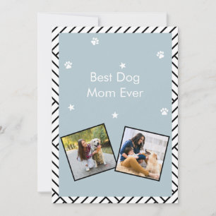 Convites Melhor Cachorro que a mãe já recebeu o Dia de as m