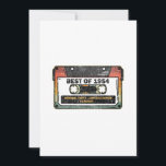 Convites Melhor De 1954 Vintage Cassette Funny Birthday Gif<br><div class="desc">Vintage clássico fita 1954 Birthday dá Design no estilo retrô e no ano de nascimento. Legal Original Parts Limited Edition. Criado em presente de aniversário de 1954. Festas de aniversário.</div>
