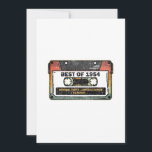 Convites Melhor De 1954 Vintage Cassette Funny Birthday Gif<br><div class="desc">Vintage clássico fita 1954 Birthday dá Design no estilo retrô e no ano de nascimento. Legal Original Parts Limited Edition. Criado em presente de aniversário de 1954. Festas de aniversário.</div>