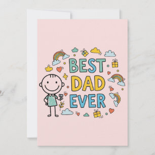 Convites Melhor Dia de os pais Nunca