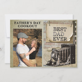 Convites Melhor Dia de os pais Nunca Adicionar Cookout Russ