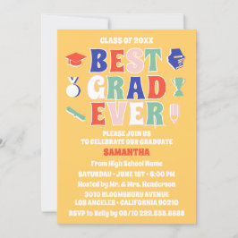 Convites Melhor Formando Retroativa Festa de formatura Amar
