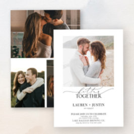 Convites Melhor Junto com a Festa de noivado de Fotografias