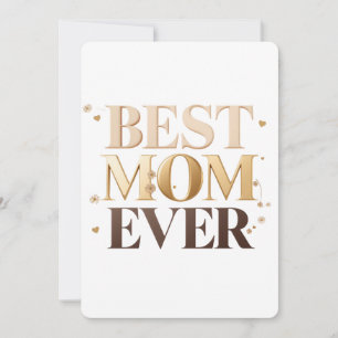 Convites Melhor Mãe de Todos Minimalista Dia das Mães Sof