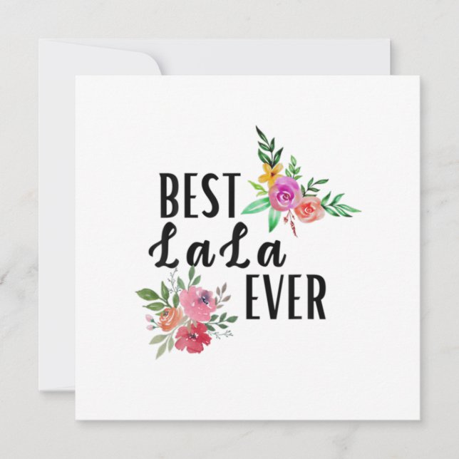 Convites Melhor Mãe Lala Sempre Aniversário (Frente)