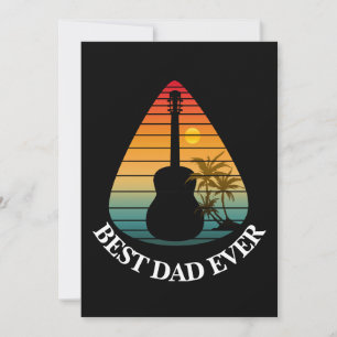 CONVITES MELHOR PAI DO MUNDO PALHETA DE VIOLÃO GUITARISTA P