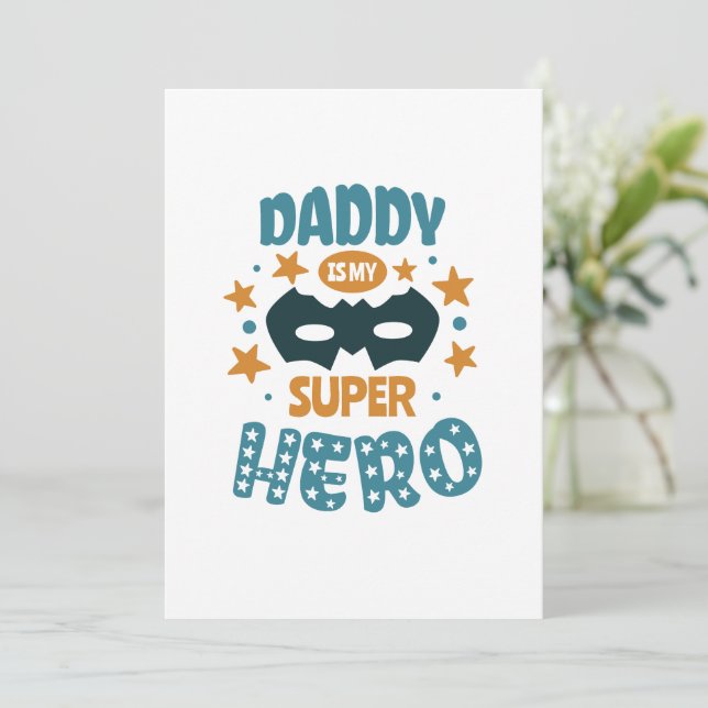 Convites Melhor Papai do Mundo  (Em pé/Frente)