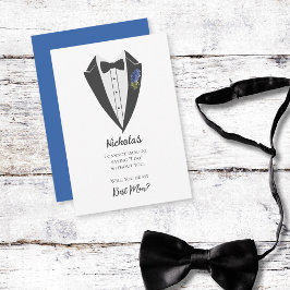 Convites Melhor Proposta do Homem Boêmian Blue-Violet