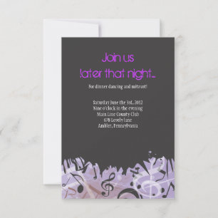 Convites MELODY do Bar TORAH Bat Mitzvah