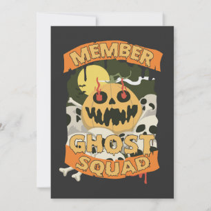 Convites Membro Ghost Squad Engraçado Casando Cousin Hallow