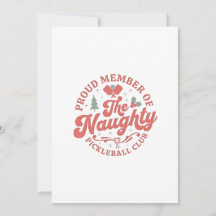 Convites Membro Orgulhoso do Clube Naughty Pickleball