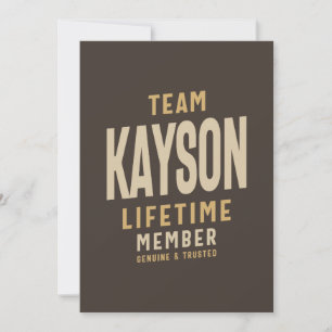 Convites Membro Vitalício da Equipe Kayson Nome Personaliza