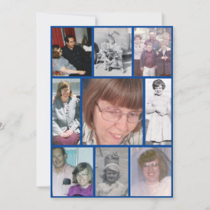 Convites Memória 9 Fotográfica White Daffodil Loving Memori