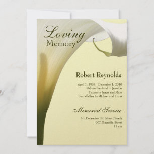 Convites Memorial/anúncio