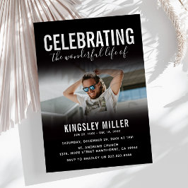 Convites Memorial da Foto Moderna