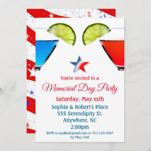 Convites Memorial Day Cocktail Party