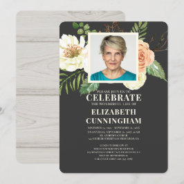 Convites Memorial Fotográfico de Florais de Aquarela Russa