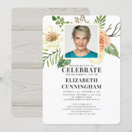 Convites Memorial Fotográfico de Florais de Aquarela Russa