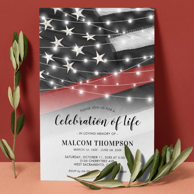 Convites Memorial Funeral dos Bombeiros (Criador carregado)