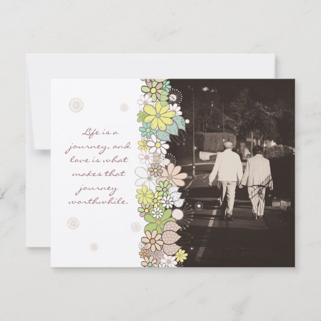 Convites Memoriam Obrigado Marido ou Morte Esposa (Frente)