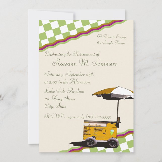 Convites Memórias de Verão/ Reforma (Frente)