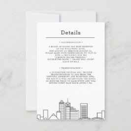 Convites Memphis Wedding | Detalhes do convidado