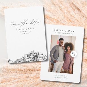 Convites Memphis Wedding Salve o Casamento de Centro de Dat
