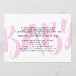 Convites Menina, Bebê, Chamadas