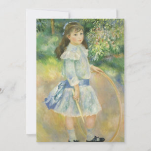 Convites Menina com Brinco de Argola de Pierre Renoir, Fest