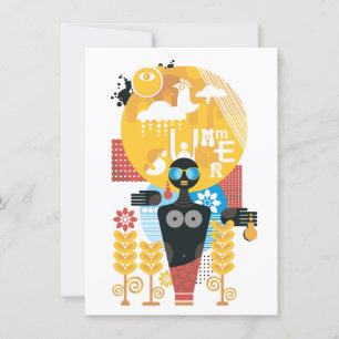 Convites Menina das horas de verão