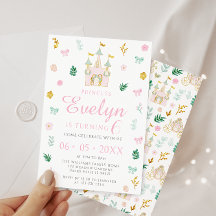 Menina de aniversário da princesa de ouro rosa-bra