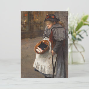 Convites Menina de Palitos Pobre Garoto de Rua Pobreza Urba