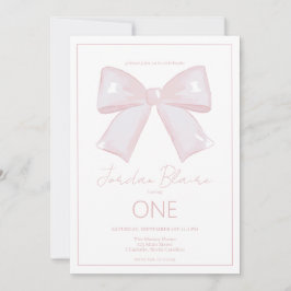 Convites Menina Maravilhosa Rosa 1rua Primeiro Aniversário