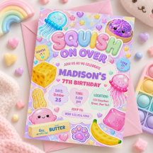 Menina Squishy Fofa Kawaii Festa de Aniversário Co