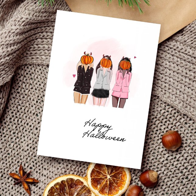 Convites Meninas de Halloween (Criador carregado)