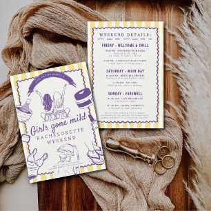 Convites Meninas foram solteiras de dia spa suave